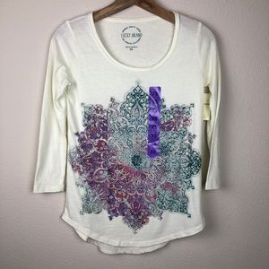 Lucky Brand Women's Top Sz XSMALL NWT